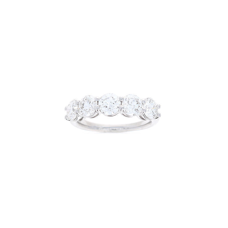 Ladies Platinum 2.53cts Diamond Wedding Band