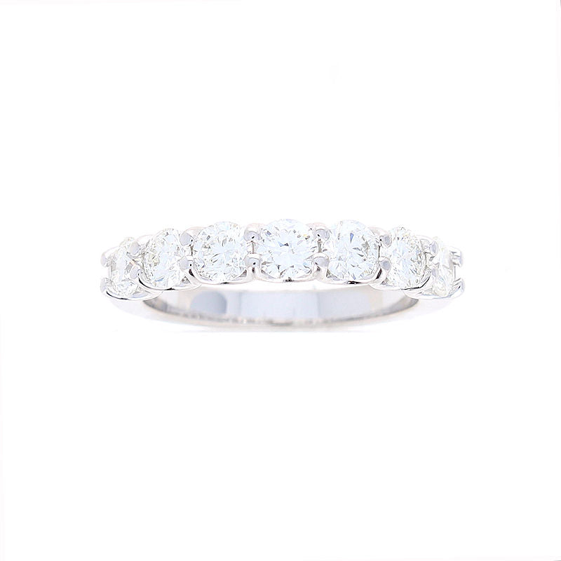 Ladies 14kt White Gold 1.29cts Diamond Wedding Band