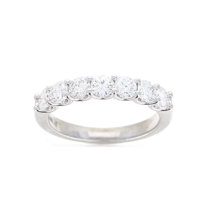 Ladies 14kt White Gold 1.06cts Diamond Wedding Band