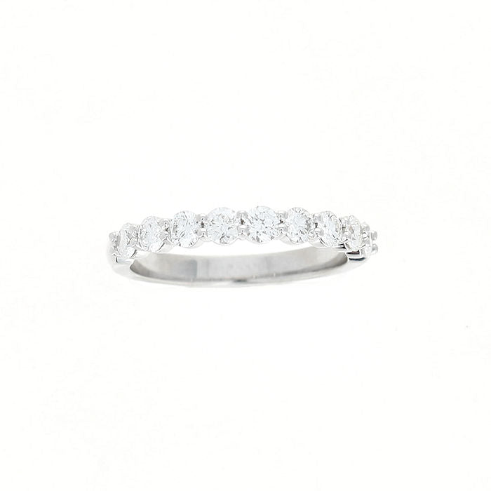 Ladies 14kt White Gold 0.70cts Diamond Wedding Band