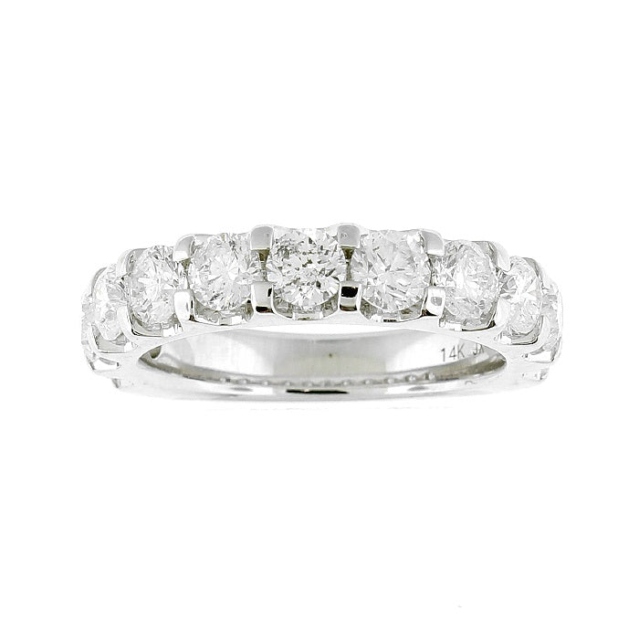 Ladies 14kt White Gold 2.00cts Diamond Wedding Band