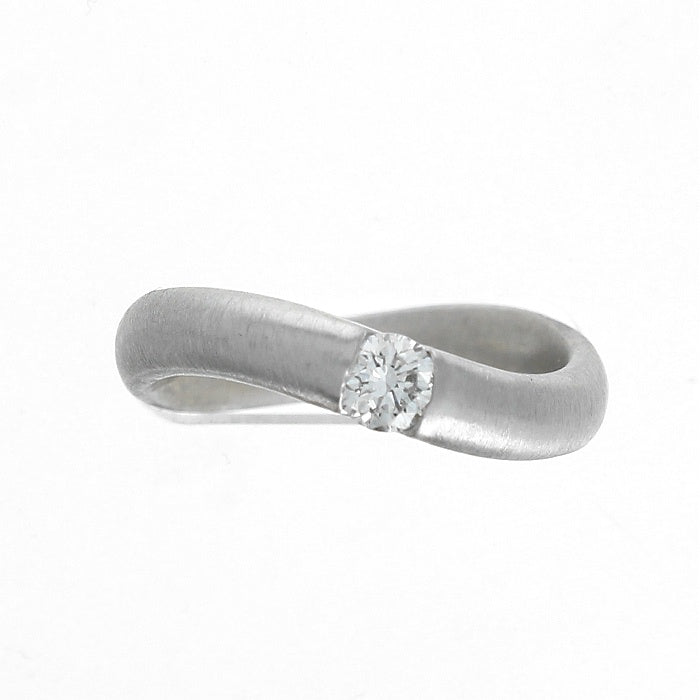 Ladies Platinum 0.21ct Diamond Ring