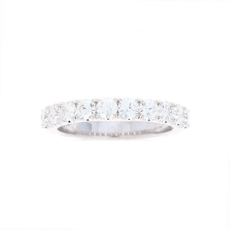 Ladies 14kt White Gold 1.00cts Diamond Wedding Band