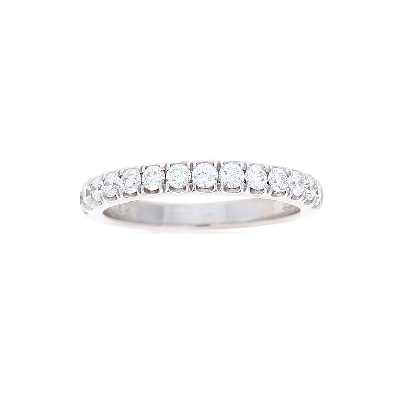 Ladies 14kt White Gold 0.50ct Diamond Wedding Band
