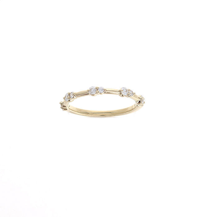 Ladies 14kt Yellow Gold 0.24cts Diamond Wedding Band