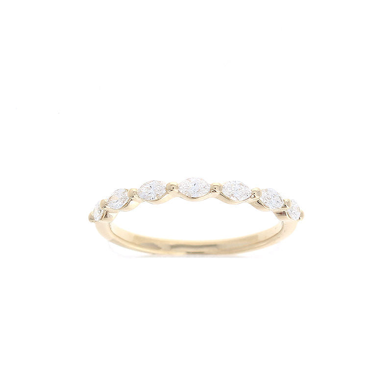 Ladies 14kt White Gold 0.40cts Diamond Wedding Band