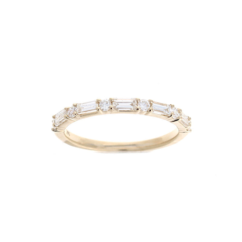 Ladies 14kt Yellow Gold Diamond Wedding Band
