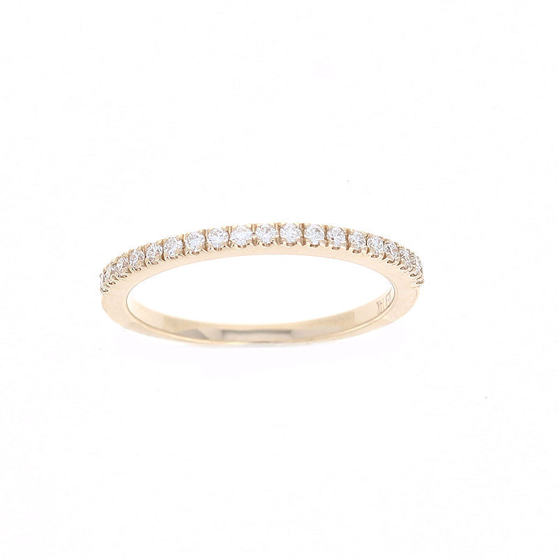 Ladies 14kt Yellow Gold 0.17cts Diamond Wedding Band