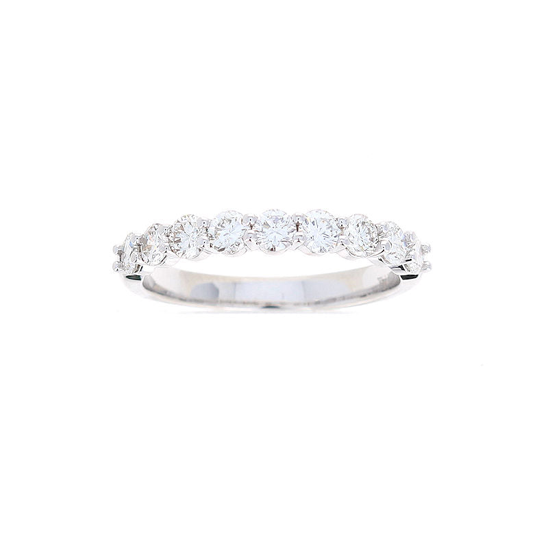 Ladies 14kt White Gold 0.78cts Diamond Wedding Band