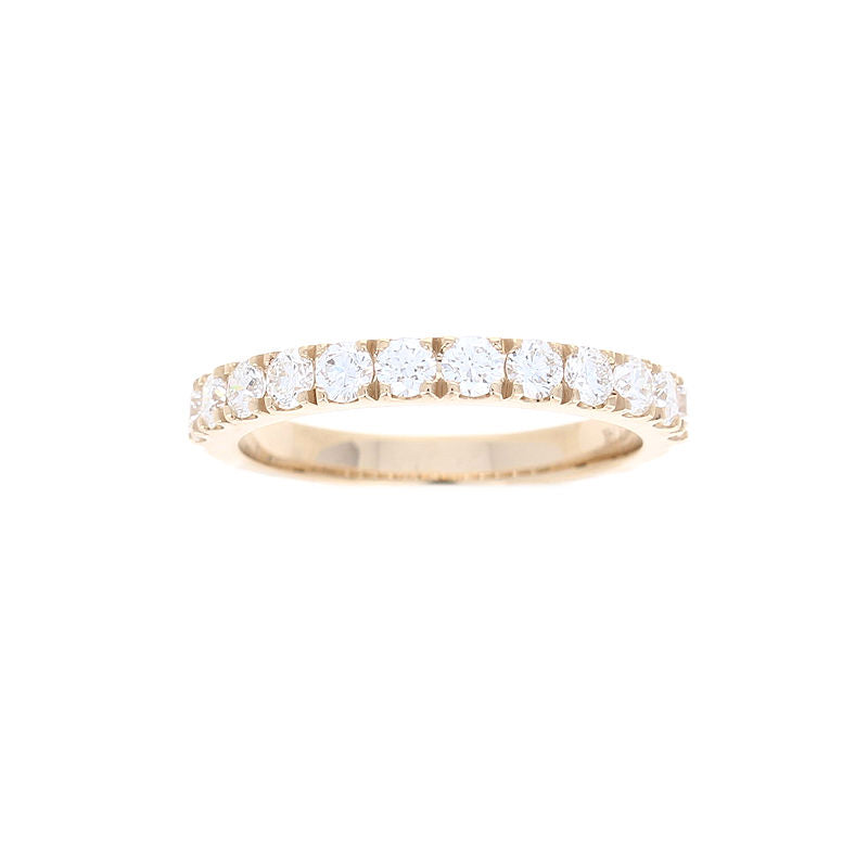 Ladies 14kt Yellow Gold 0.70cts Diamond Wedding Band