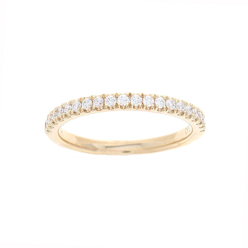 Ladies 14kt Yellow Gold 0.25ct Diamond Wedding Band