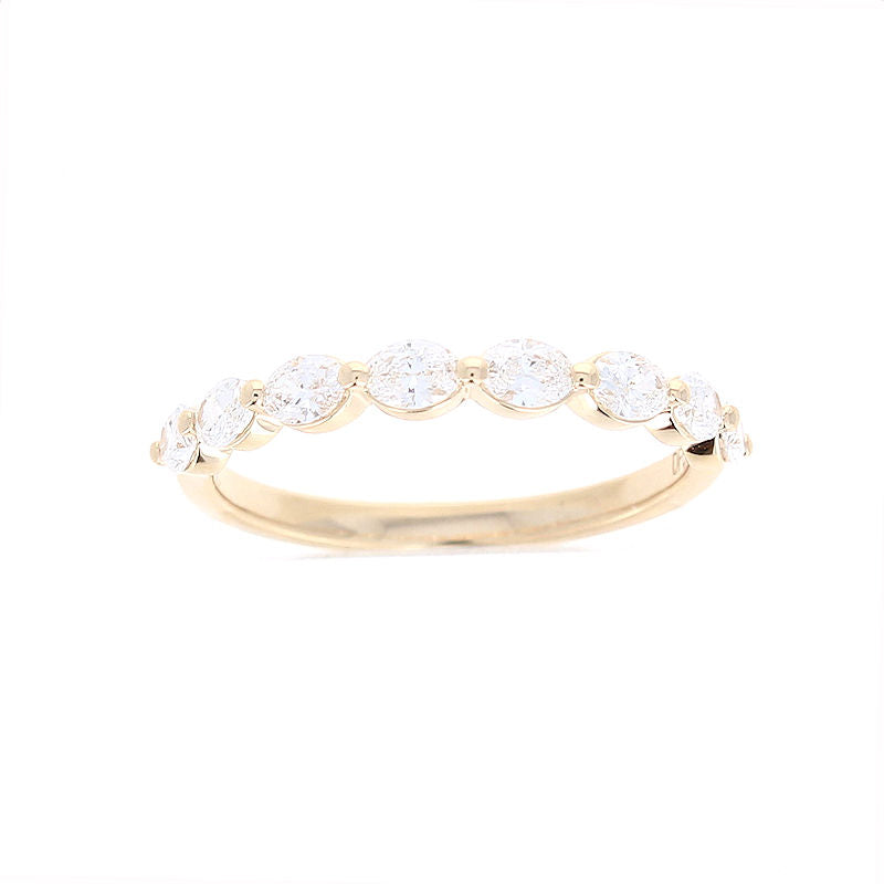 Ladies 14kt Yellow Gold 0.70cts Diamond Wedding Band