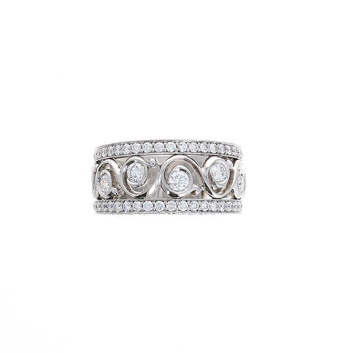 Ladies Platinum 1.36cts Diamond Ring