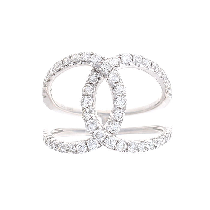 Ladies 14kt White Gold 1.12cts Diamond Ring