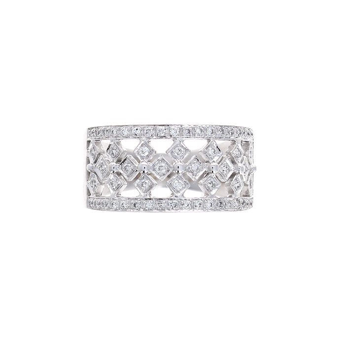 Ladies 14kt White Gold 0.30cts Diamond Ring