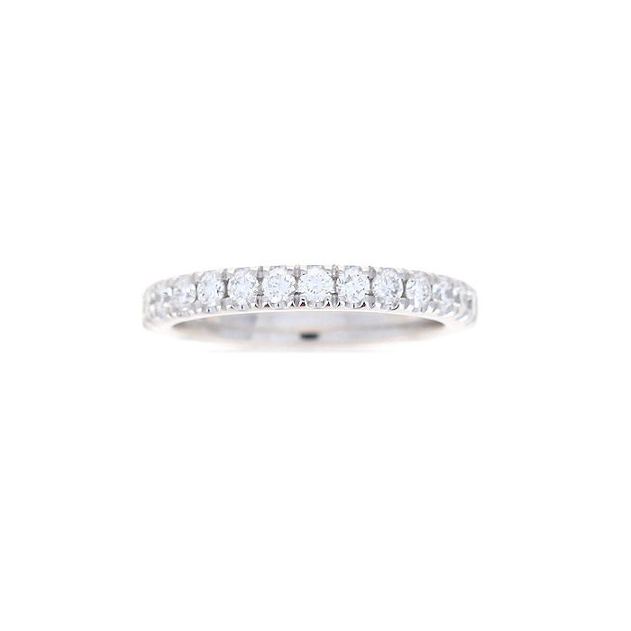 Ladies 14kt White Gold 0.47cts Diamond Wedding Band