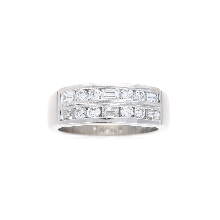 Ladies Platinum 1.00cts Diamond Ring