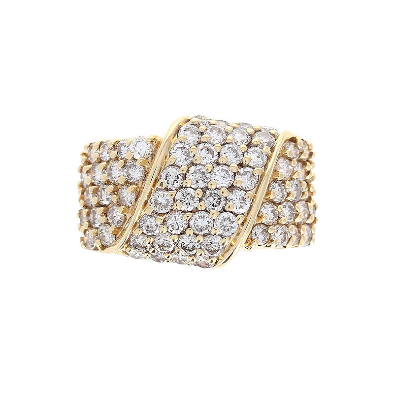 Ladies 14kt Yellow Gold 2.25cts Diamond Ring