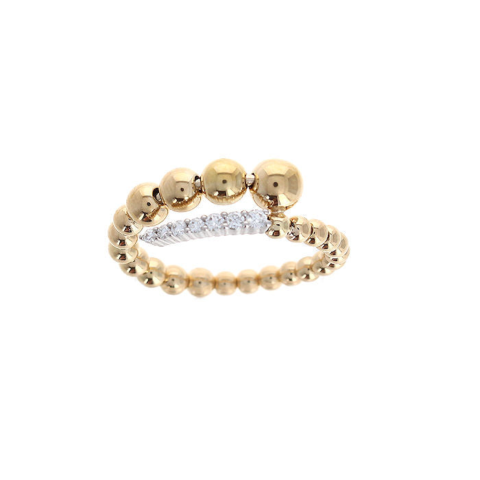 Ladies 14kt Yellow Gold 0.12cts Diamond Ring