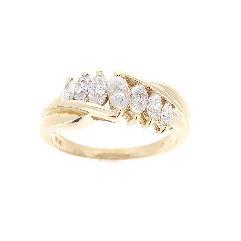 Ladies 14kt Yellow Gold 1.01cts Diamond Ring