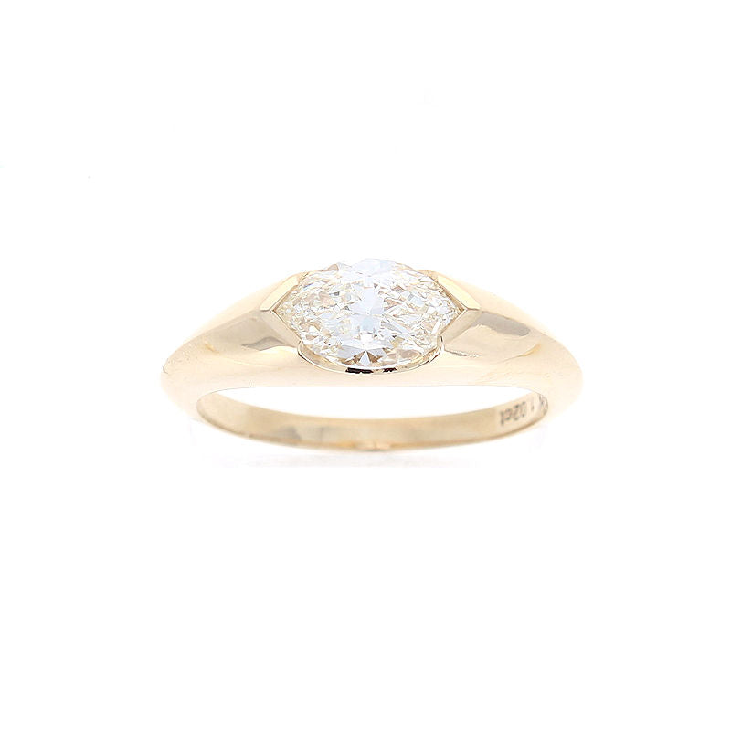 Ladies 14kt Yellow Gold 1.08ct Diamond Engagement Ring