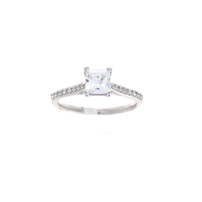 Ladies 14kt White Gold 0.15cts Diamond Engagement Ring Setting