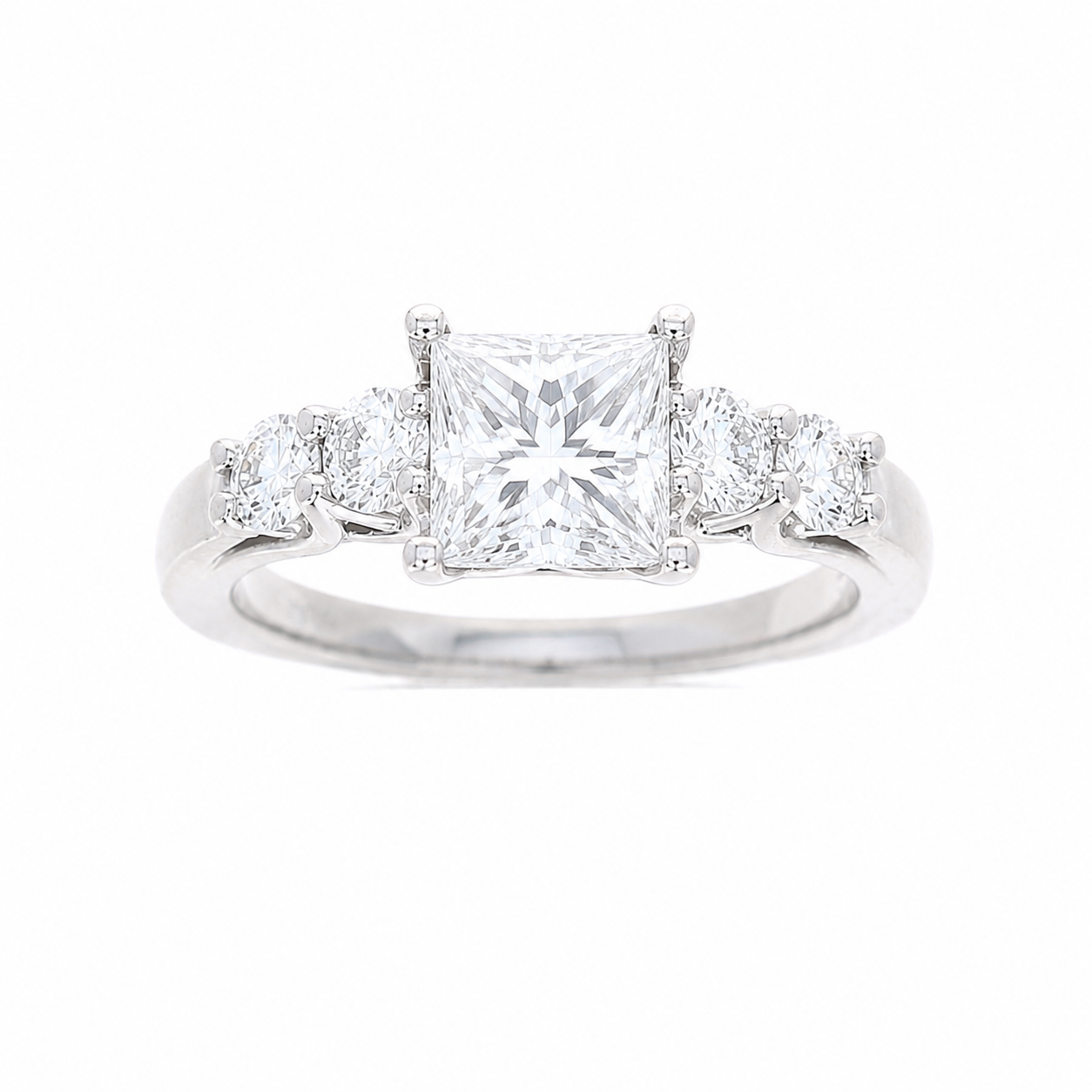 Ladies Platinum 0.45cts Diamond Engagement Ring Setting