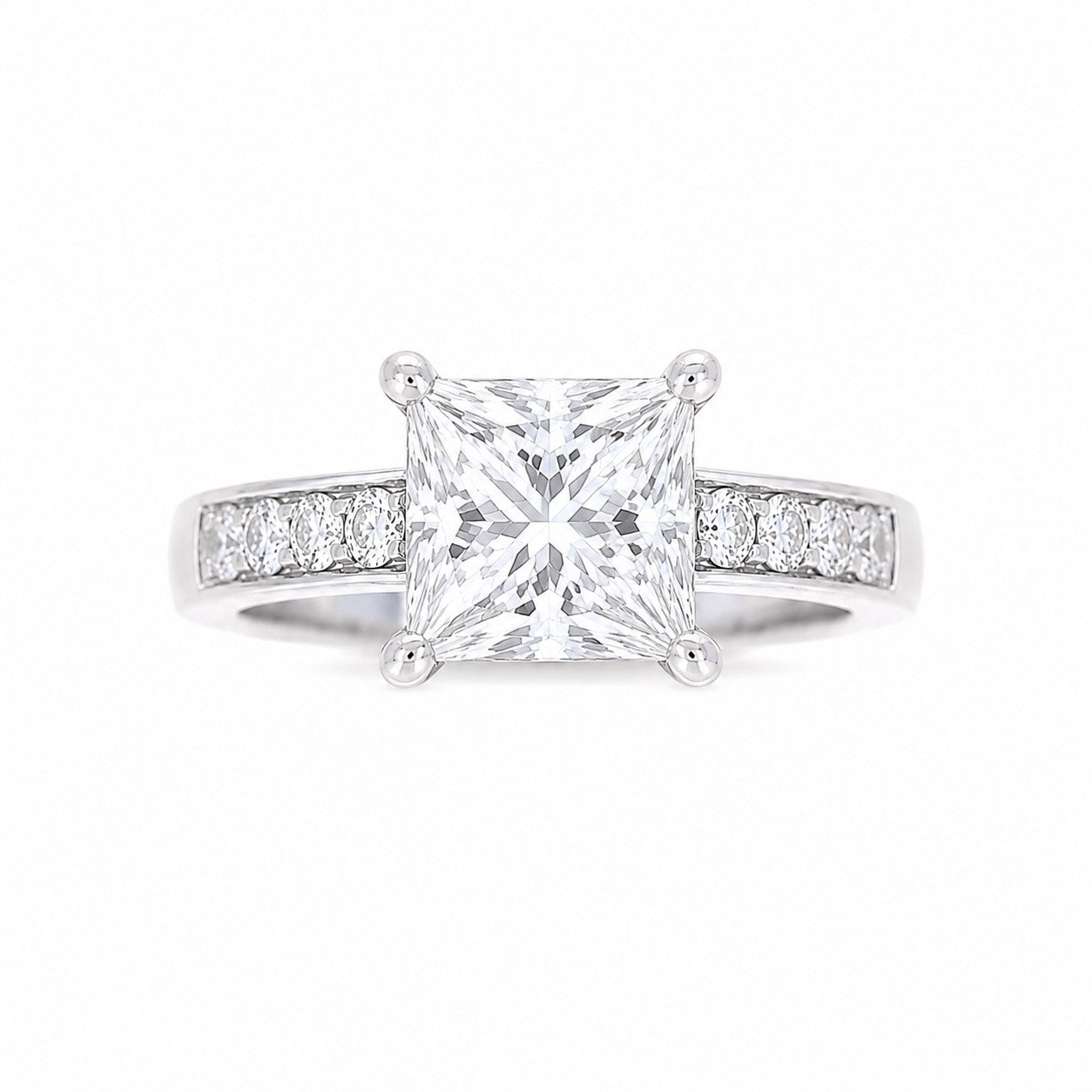 Ladies 14kt White Gold 0.27cts Diamond Engagement Ring Setting