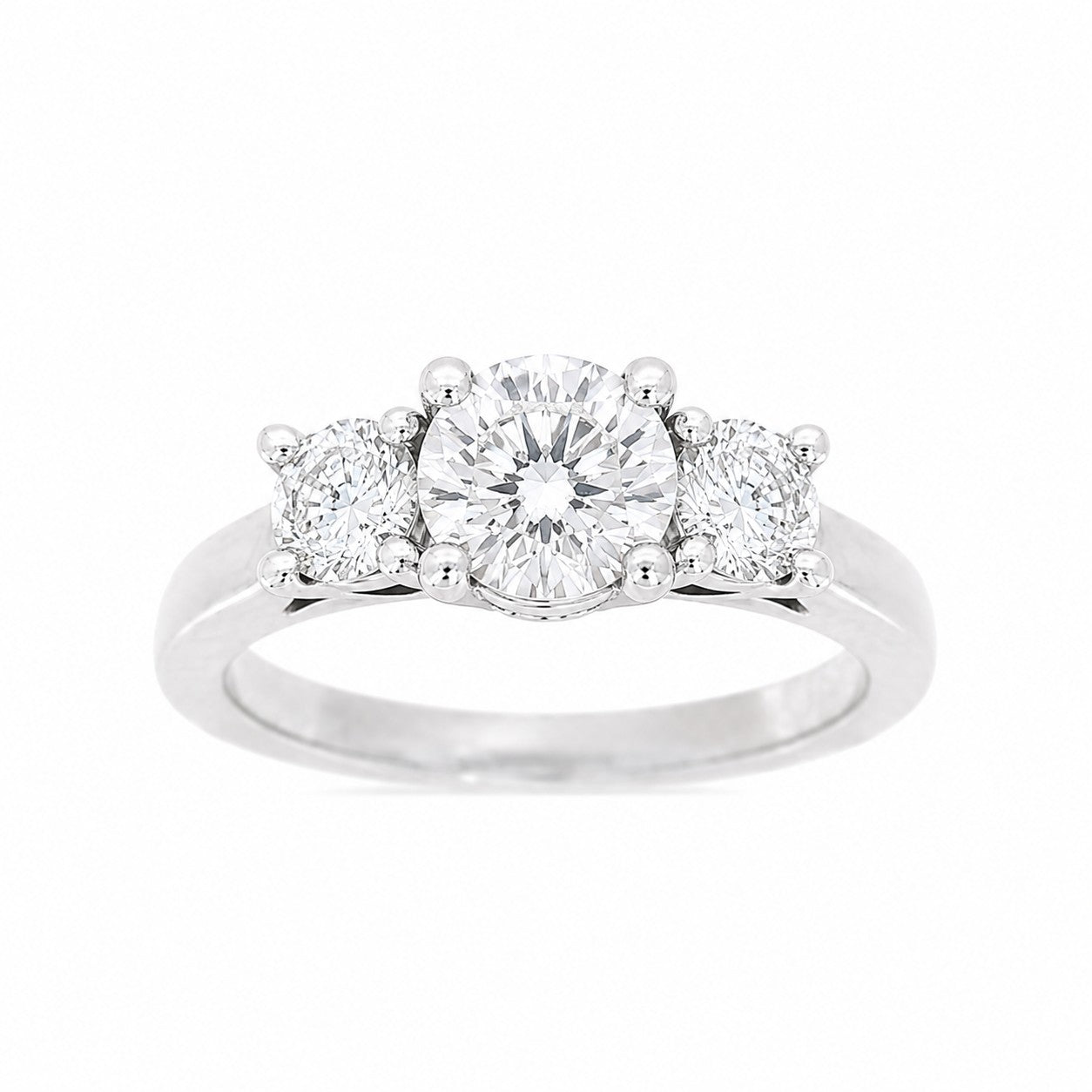 Ladies 14kt White Gold 0.55cts Diamond Engagement Ring Setting