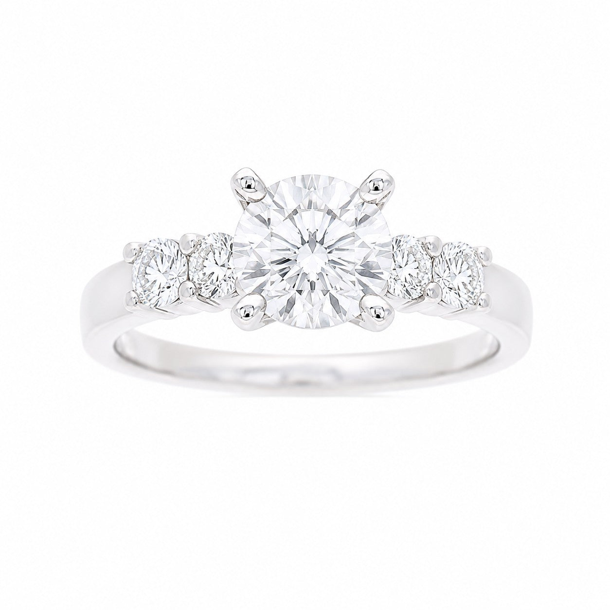 Ladies 18kt White Gold 0.32cts Diamond Engagement Ring Setting