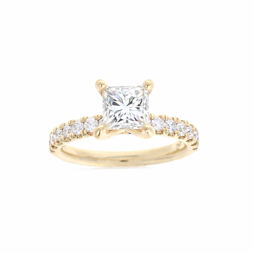 Ladies 14kt Yellow Gold 0.50cts Diamond Engagment Ring Setting