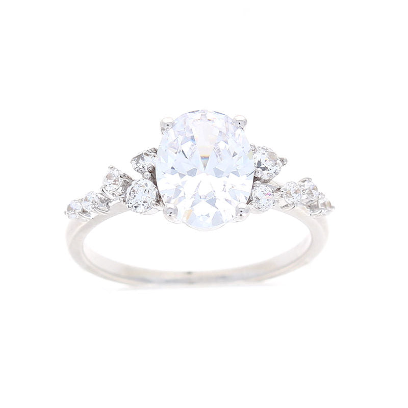 Ladies 14kt White Gold 0.29cts Diamond Engagement Ring Setting By Zeghani