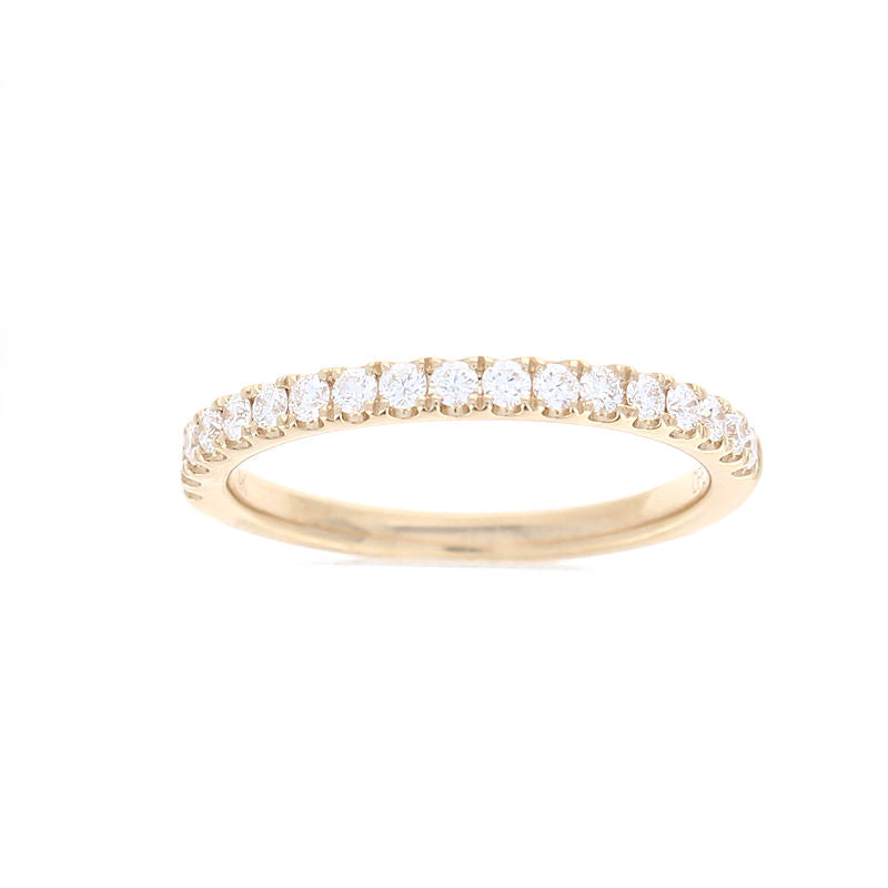 Ladies 14kt Yellow Gold 0.35ct Diamond Wedding Band