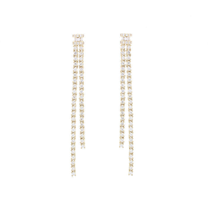 Ladies 14kt Yellow Gold 0.98cts Diamond Earrings