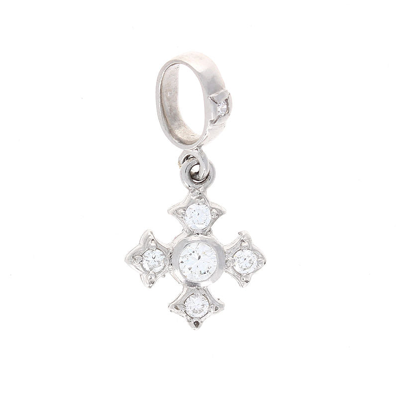 Ladies Platinum 0.52cts Diamond Cross Pendant