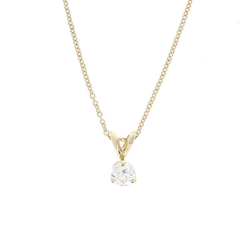Ladies 14kt Yellow Gold 0.40ct Diamond Necklace