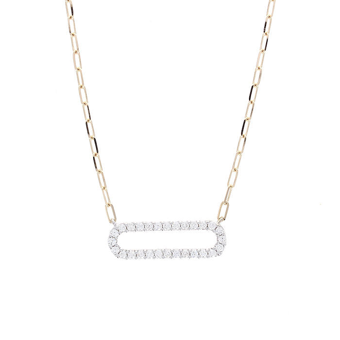 Ladies 14kt Yellow Gold 0.52cts Diamond Necklace