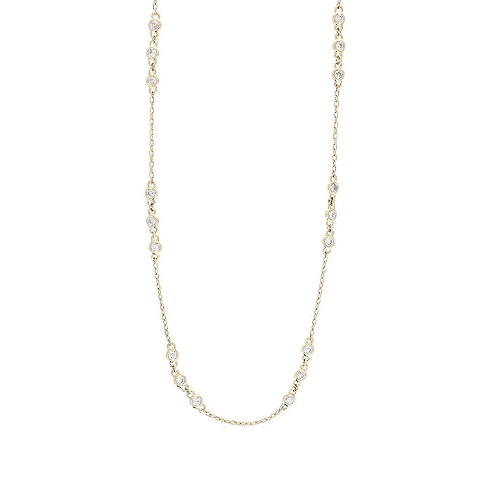 Ladies 14kt Yellow Gold 0.95ct Diamond Necklace