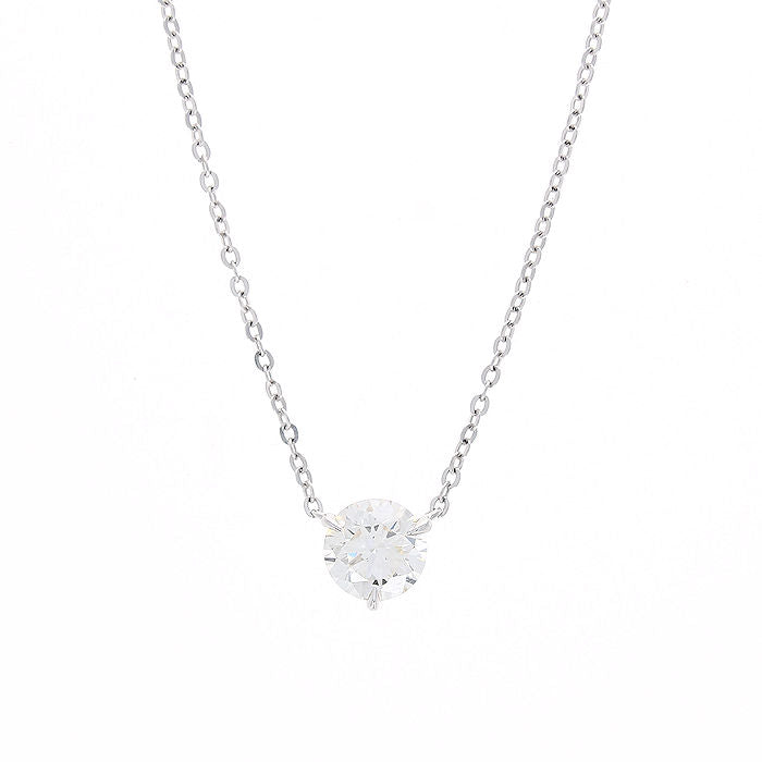 Ladies 18kt White Gold 2.02ct Diamond Necklace