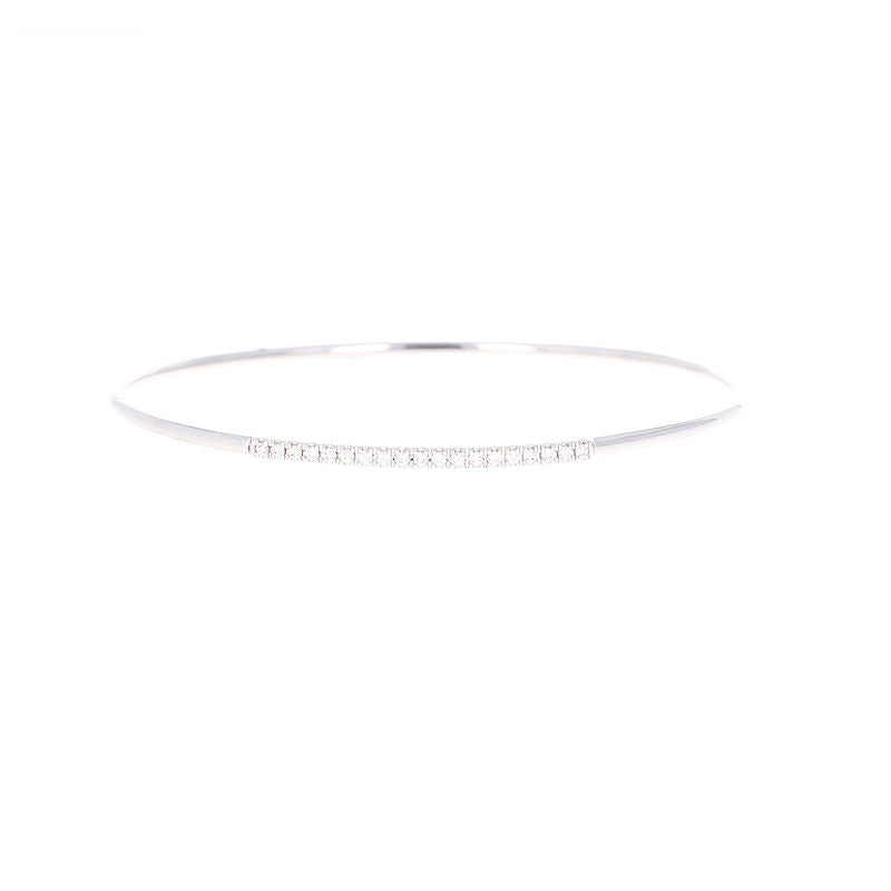 Ladies 18kt White Gold 0.14cts Diamond Bracelet By Simon G
