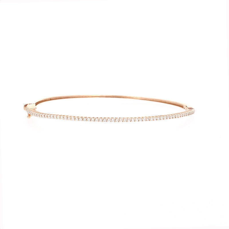 Ladies 14kt Rose Gold 0.49cts Diamond Bracelet