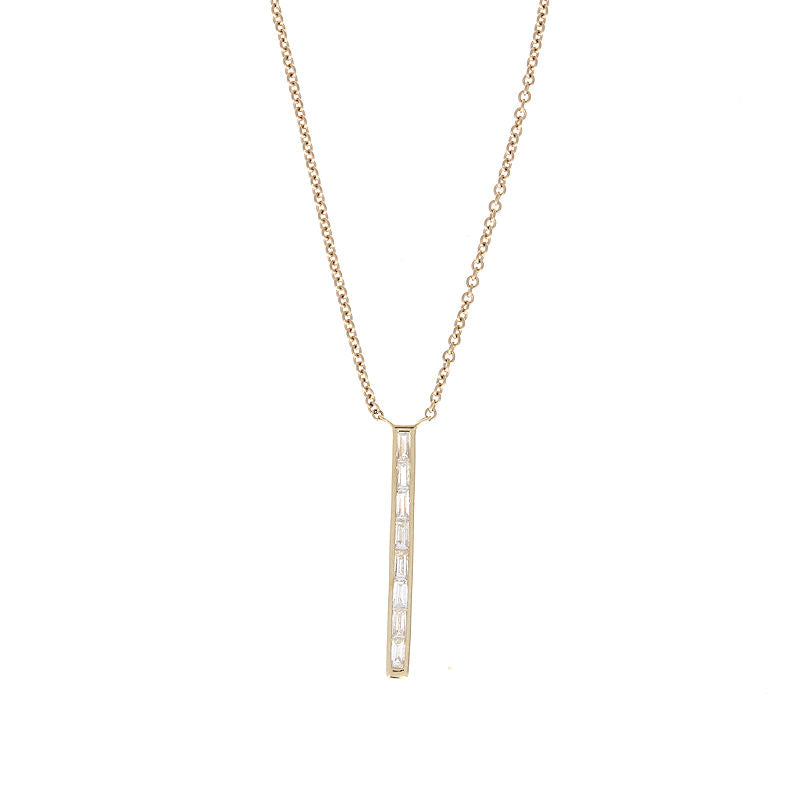 Ladies 14kt Yellow Gold 0.14cts Diamond Pendant