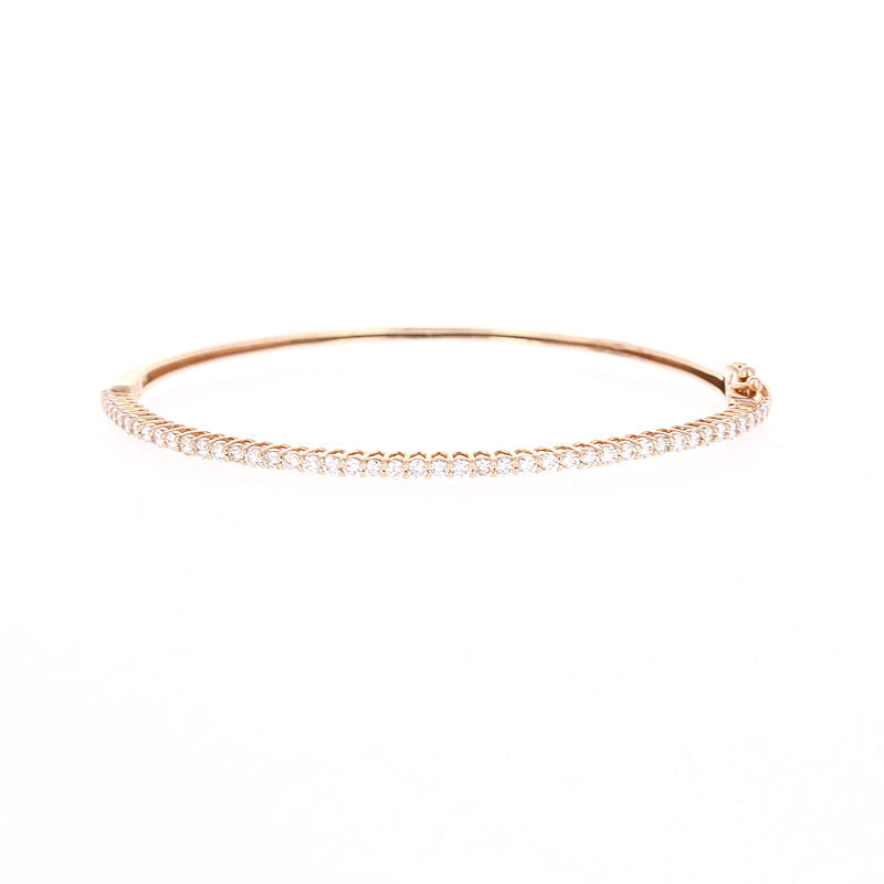 Ladies 14kt Rose Gold 1.03cts Diamond Bracelet