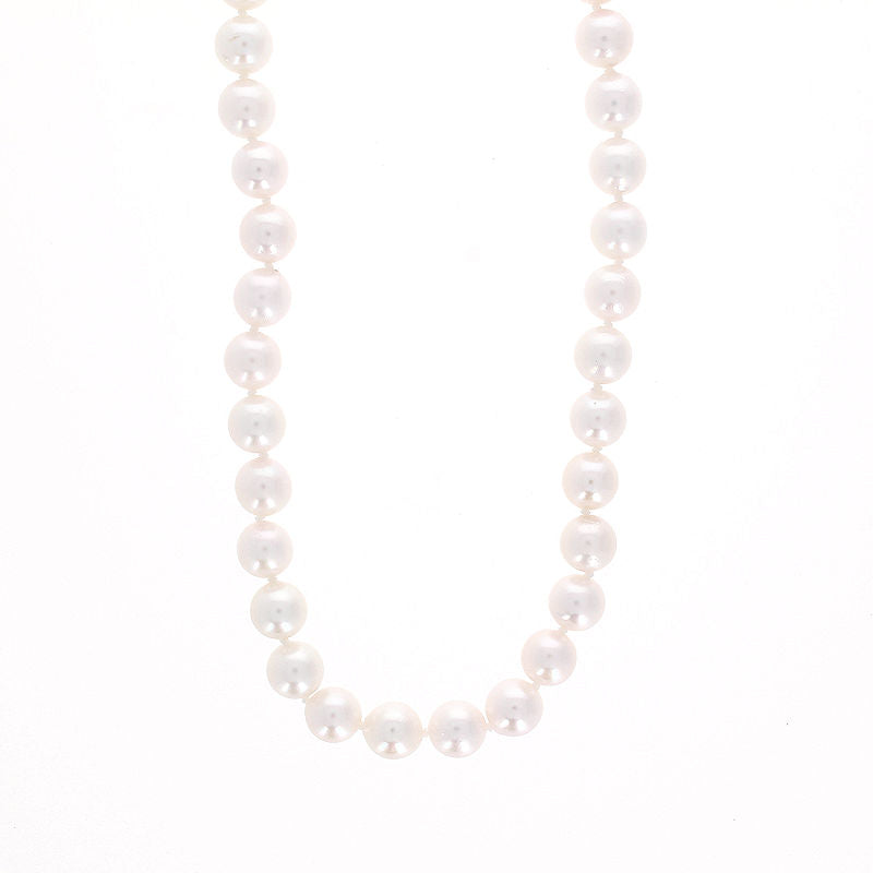 Ladies 14kt Yellow Gold 6.5-7mm Pearl Necklace