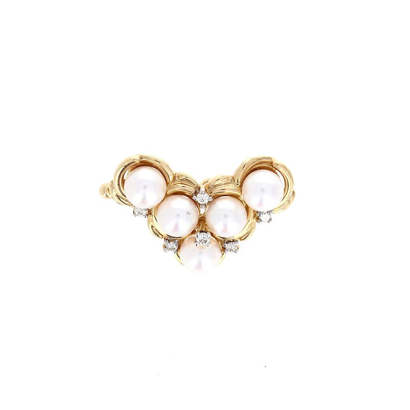 Ladies 14kt Yellow Gold 5-5.7mm Saltwater Akoya Pearl Shortener