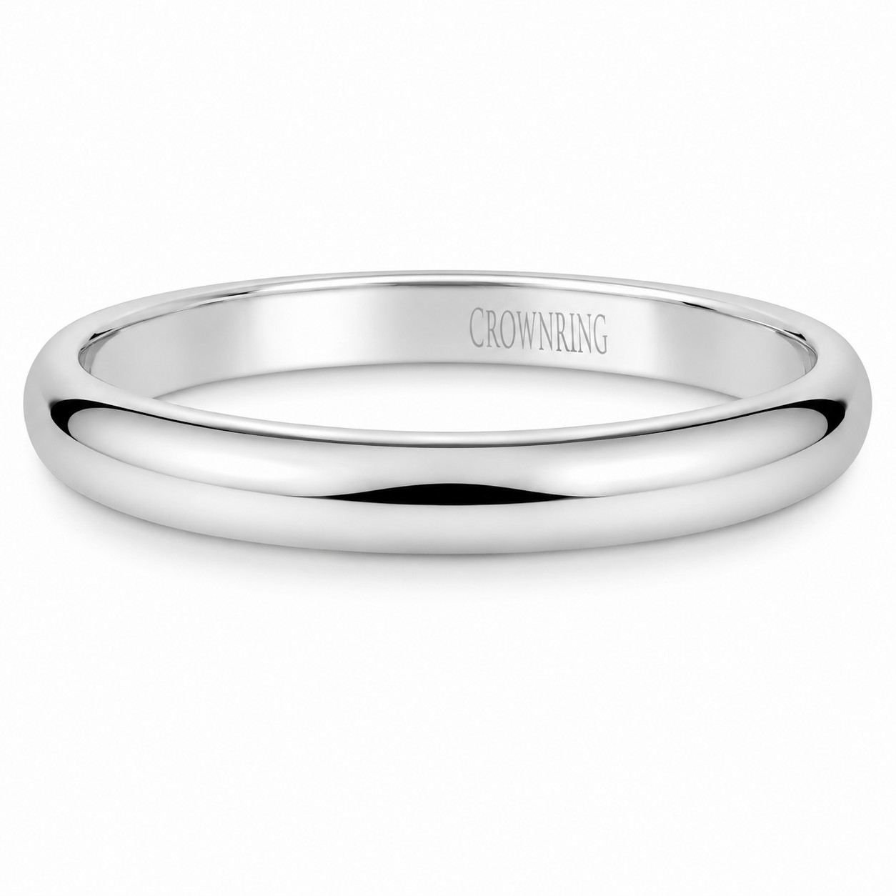 Ladies Palladium 3mm Wedding Band