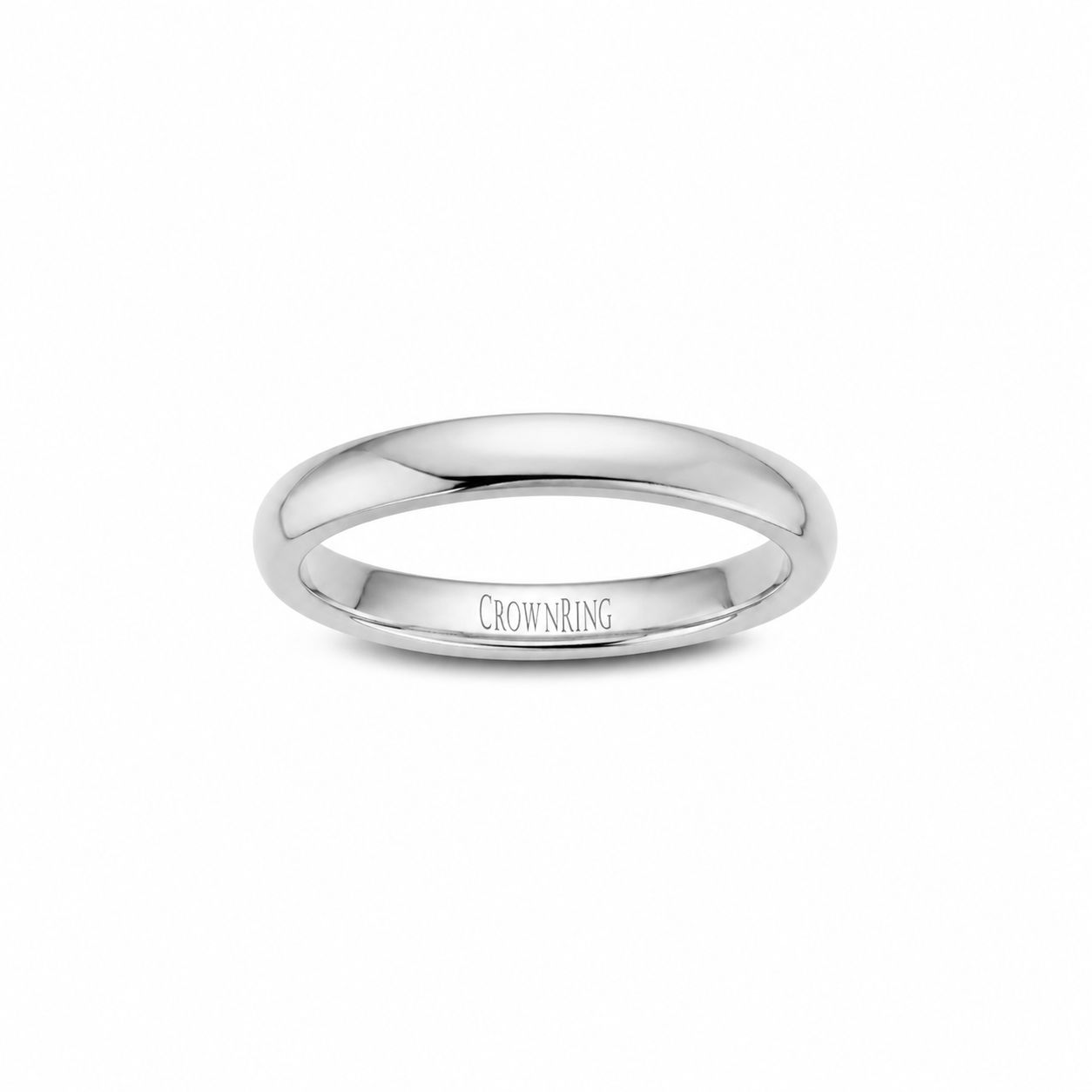 Ladies Platinum 4mm Wedding Band
