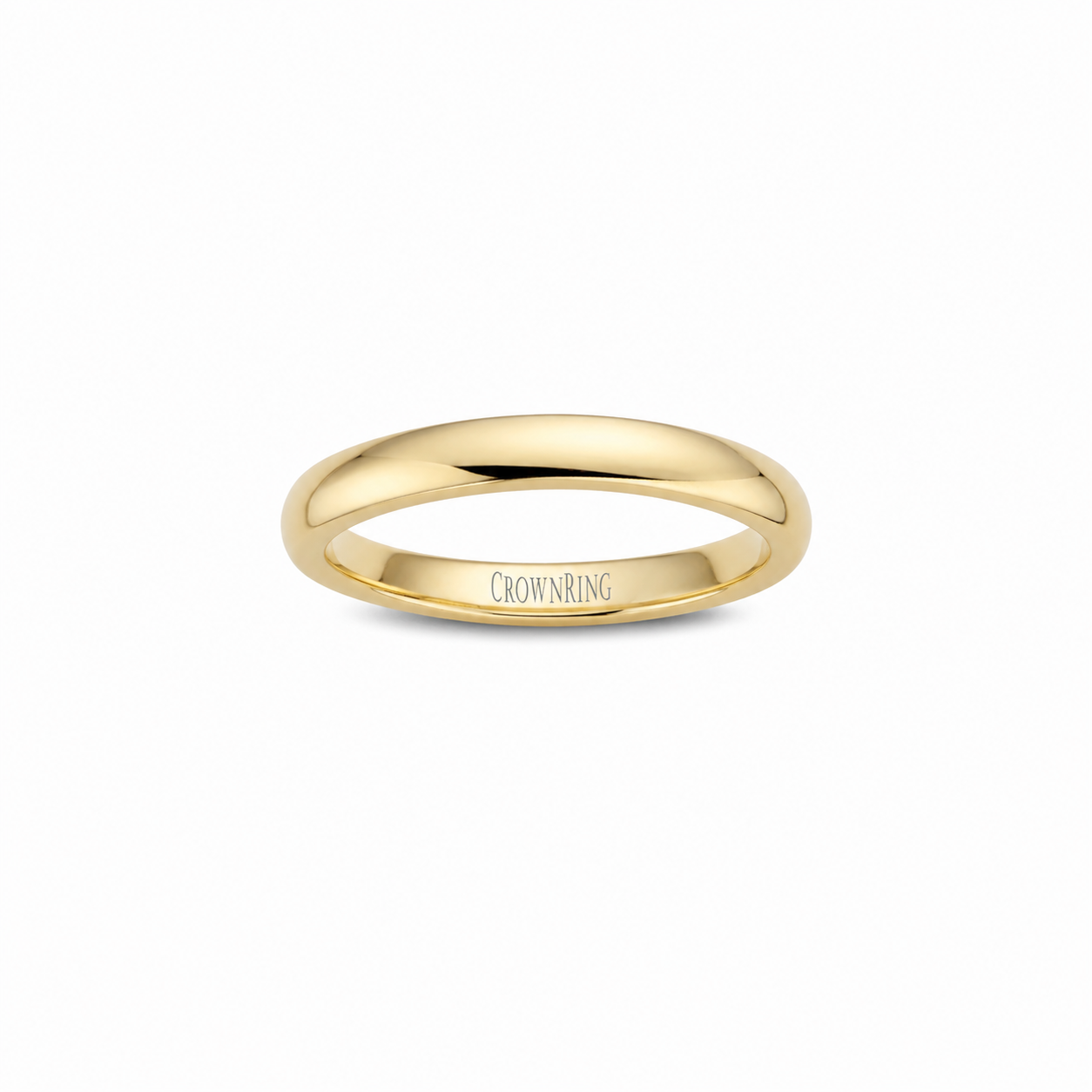 Ladies 14kt Yellow Gold 3mm Wedding Band