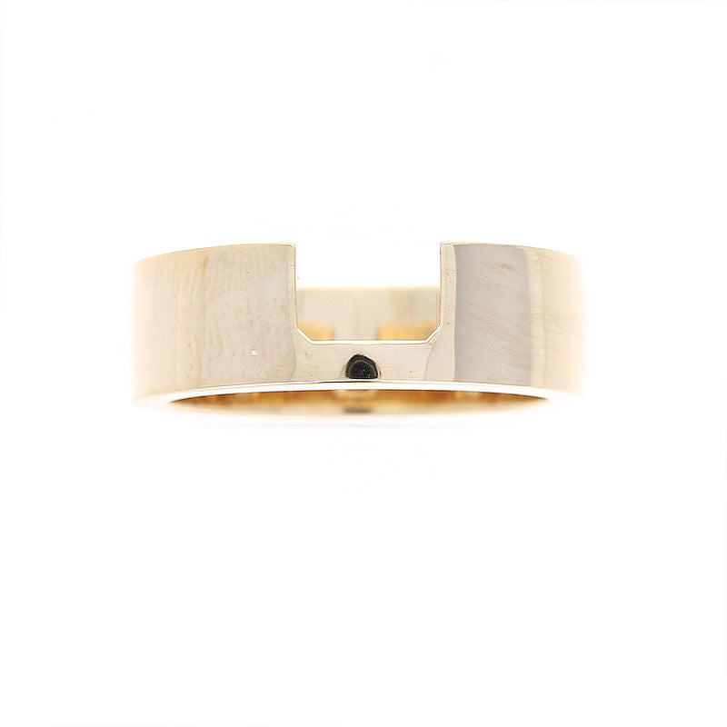 Ladies 14kt Yellow Gold Emerald Cut Contour Wedding Band Sample