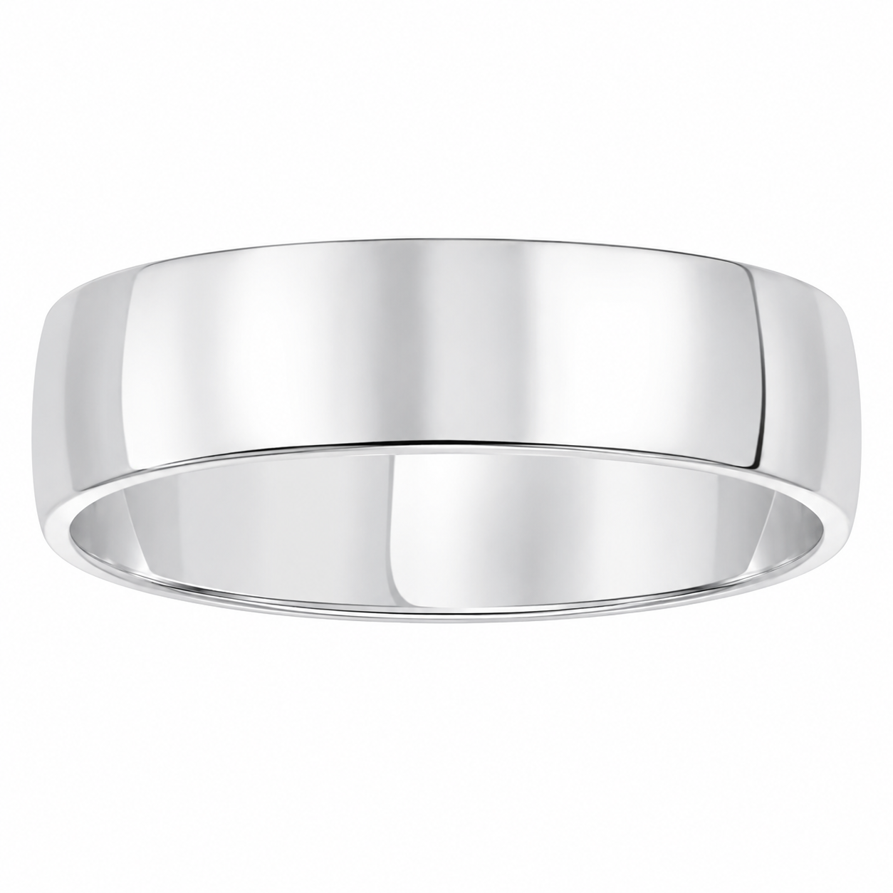 Mens Platinum 4mm Wedding Band